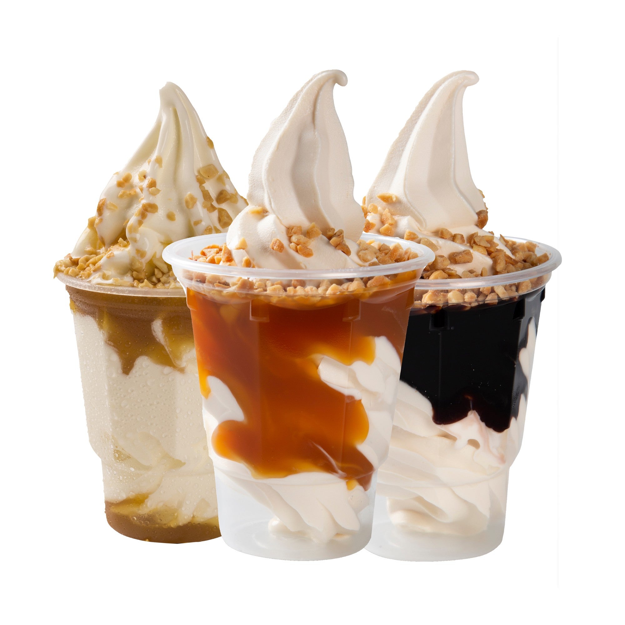 Sundae fruit rouge