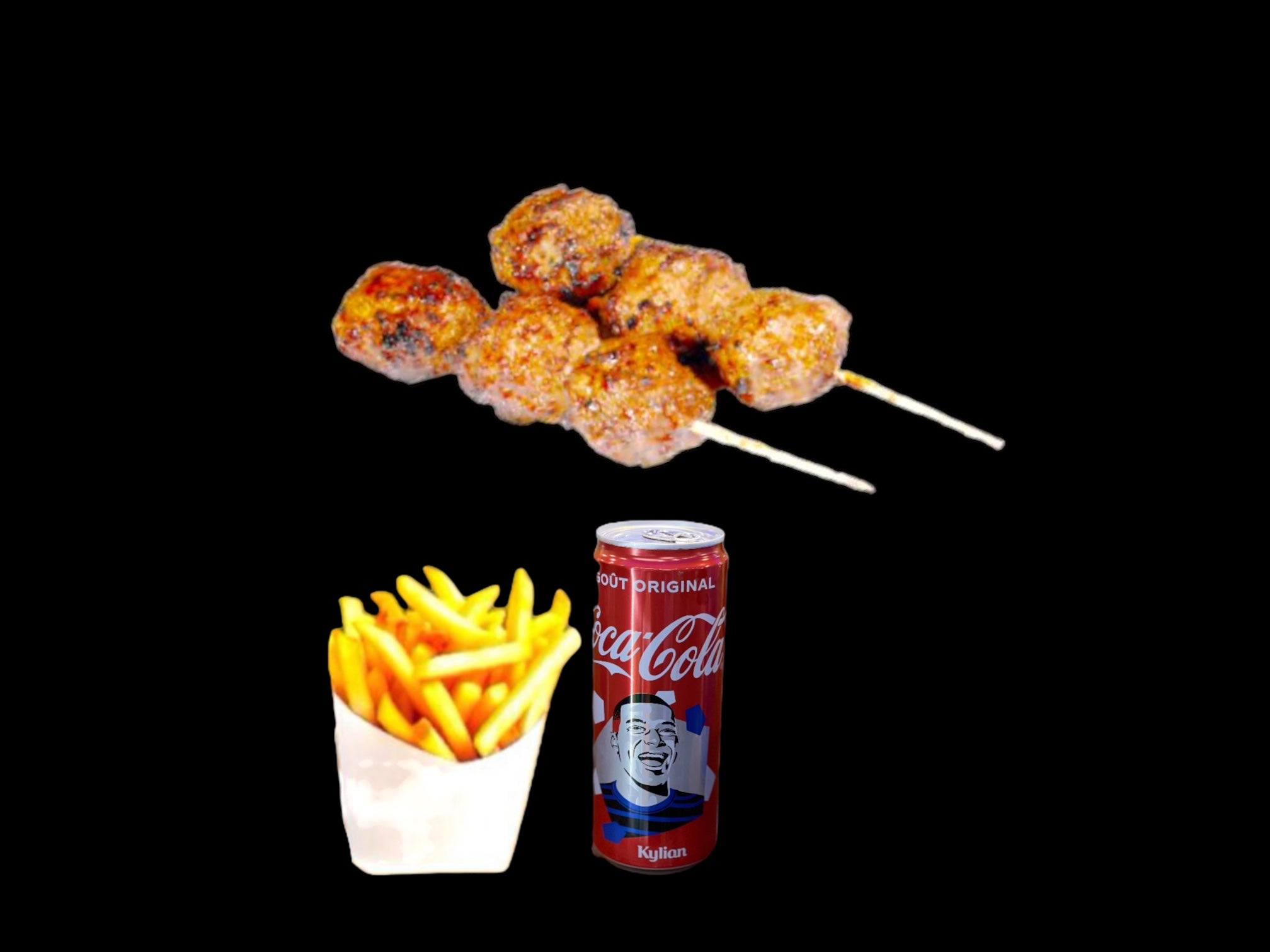 Menu Brochette de boulette