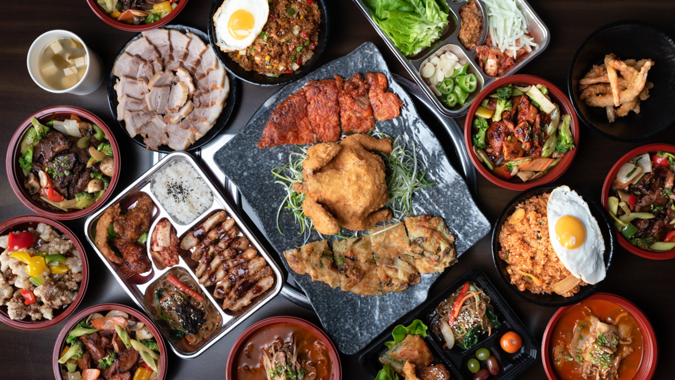 KTown BBQ delivery from New Malden Order with Deliveroo