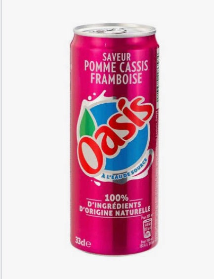OASIS POMME CASSIS FRAMBOISE