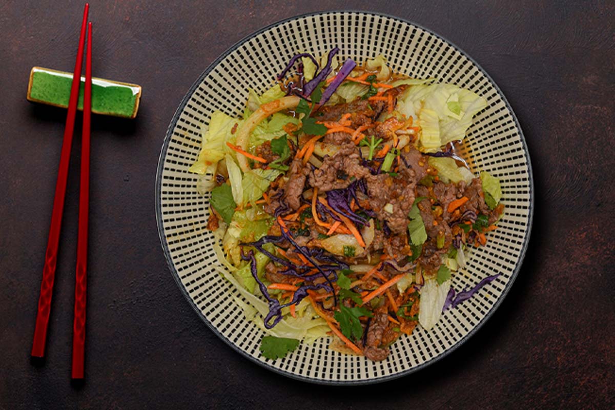 Salade boeuf thai