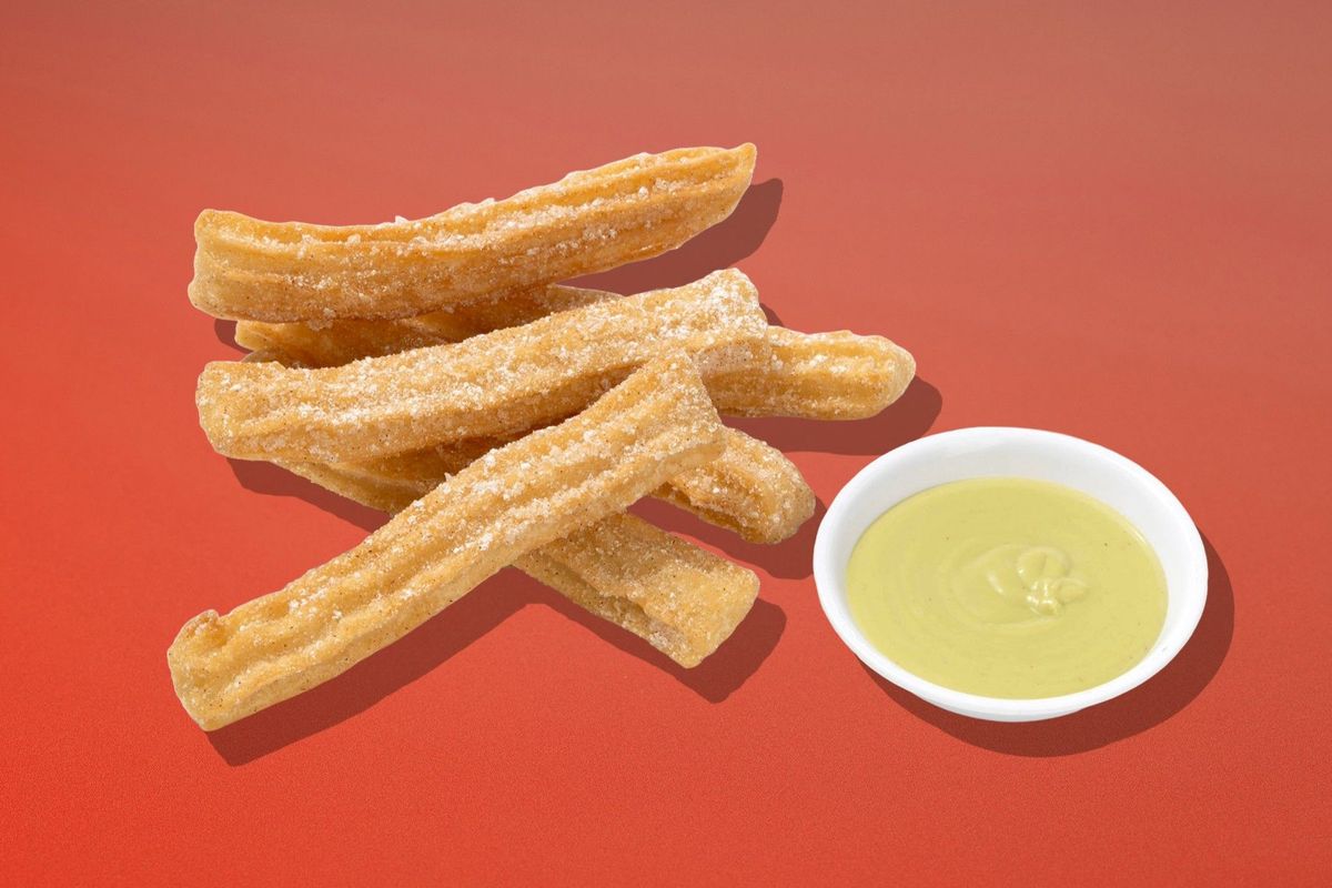 Pistachio churros