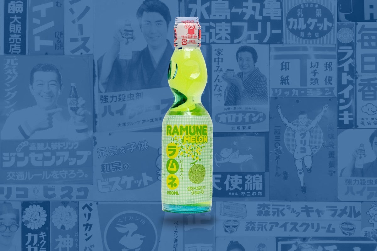 Limonade japonaise ramune melon