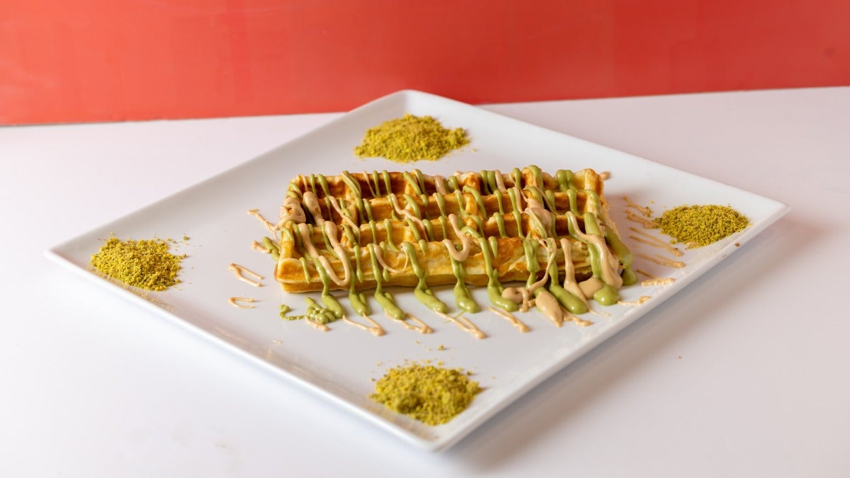 Pistachio Waffle