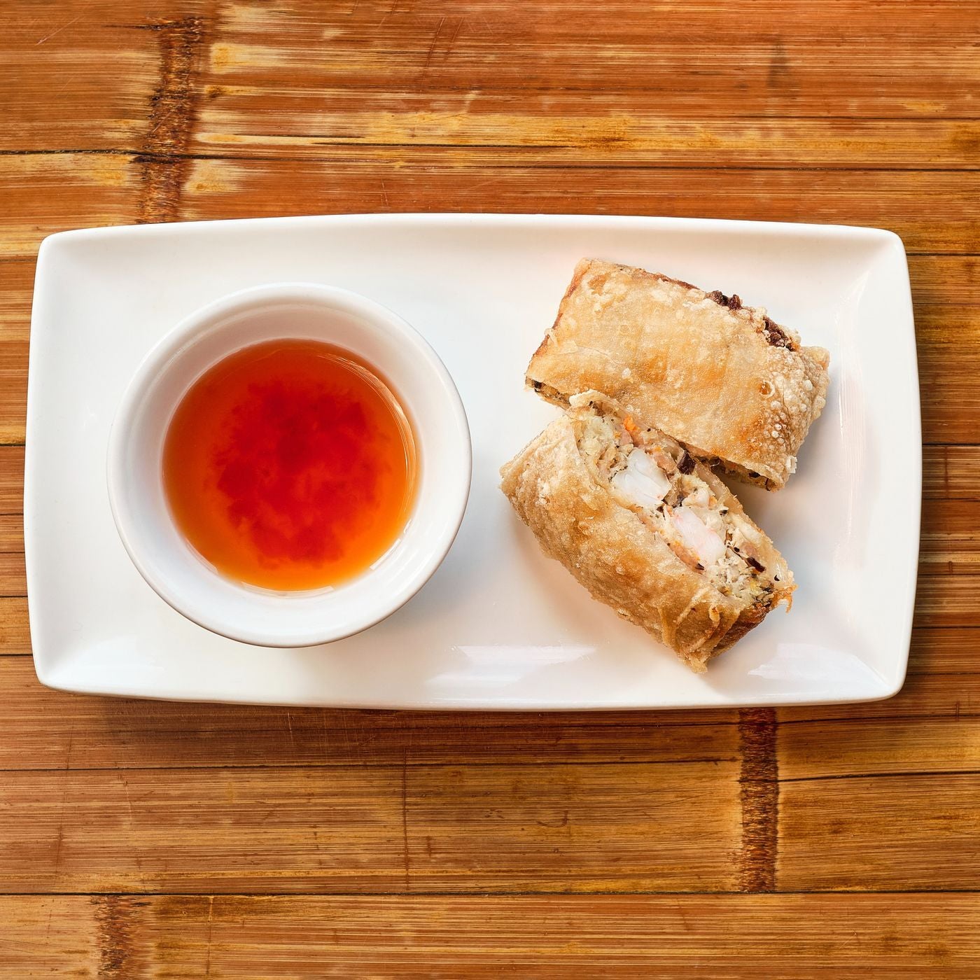 Crab, prawn & pork spring roll