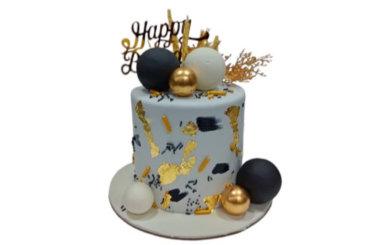 Golden cake 1