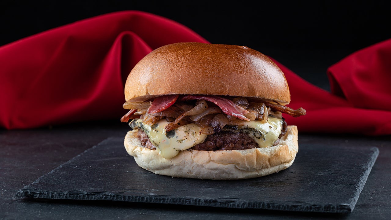 LE BLUE ONION BURGER 🥓