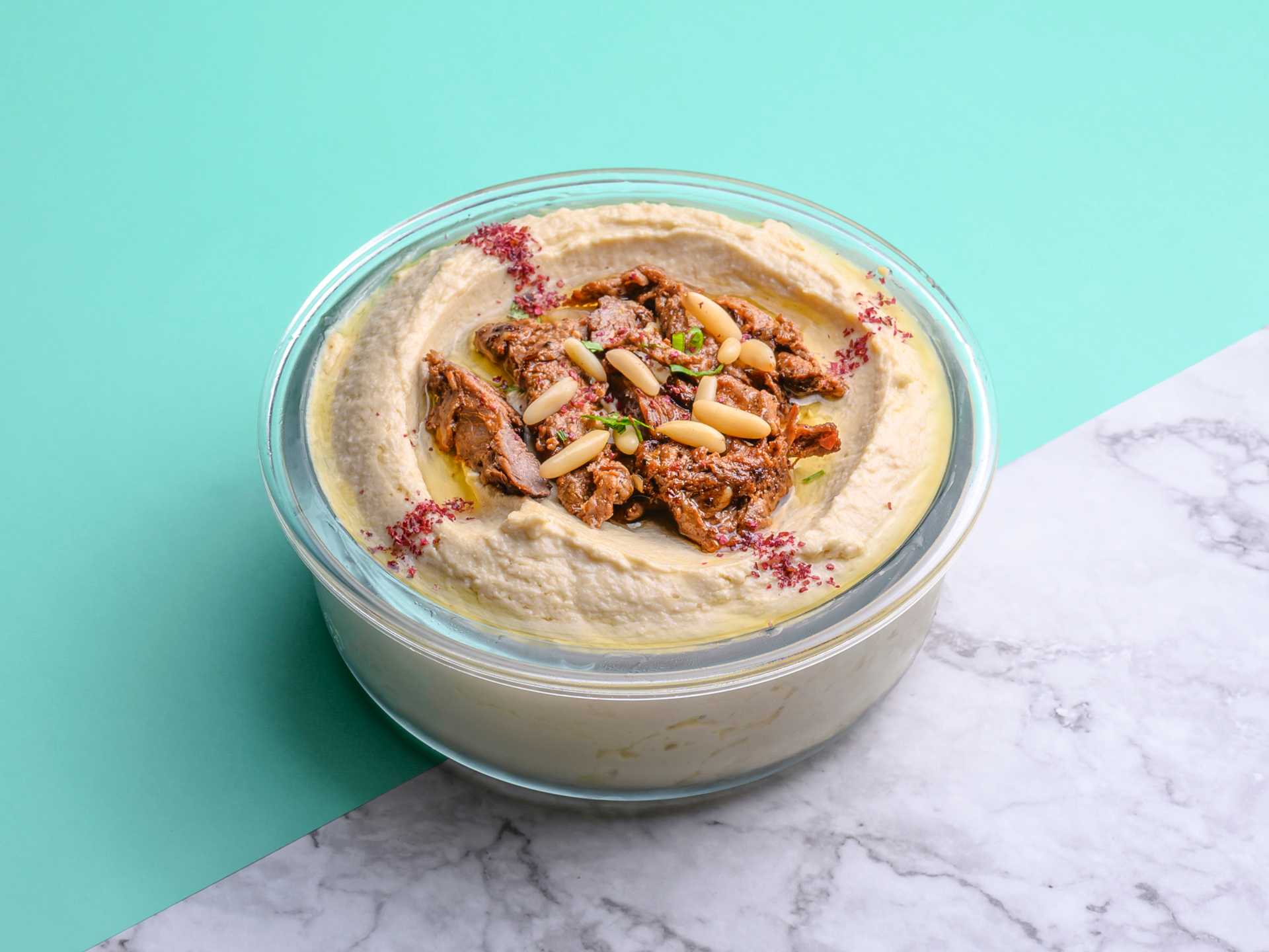 Hummus with Beef