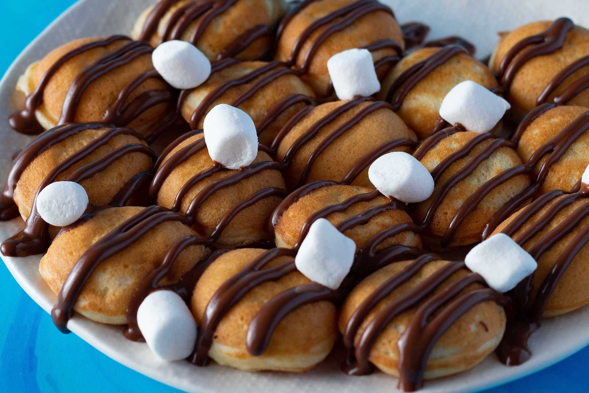 Mini Nutella Pancakes