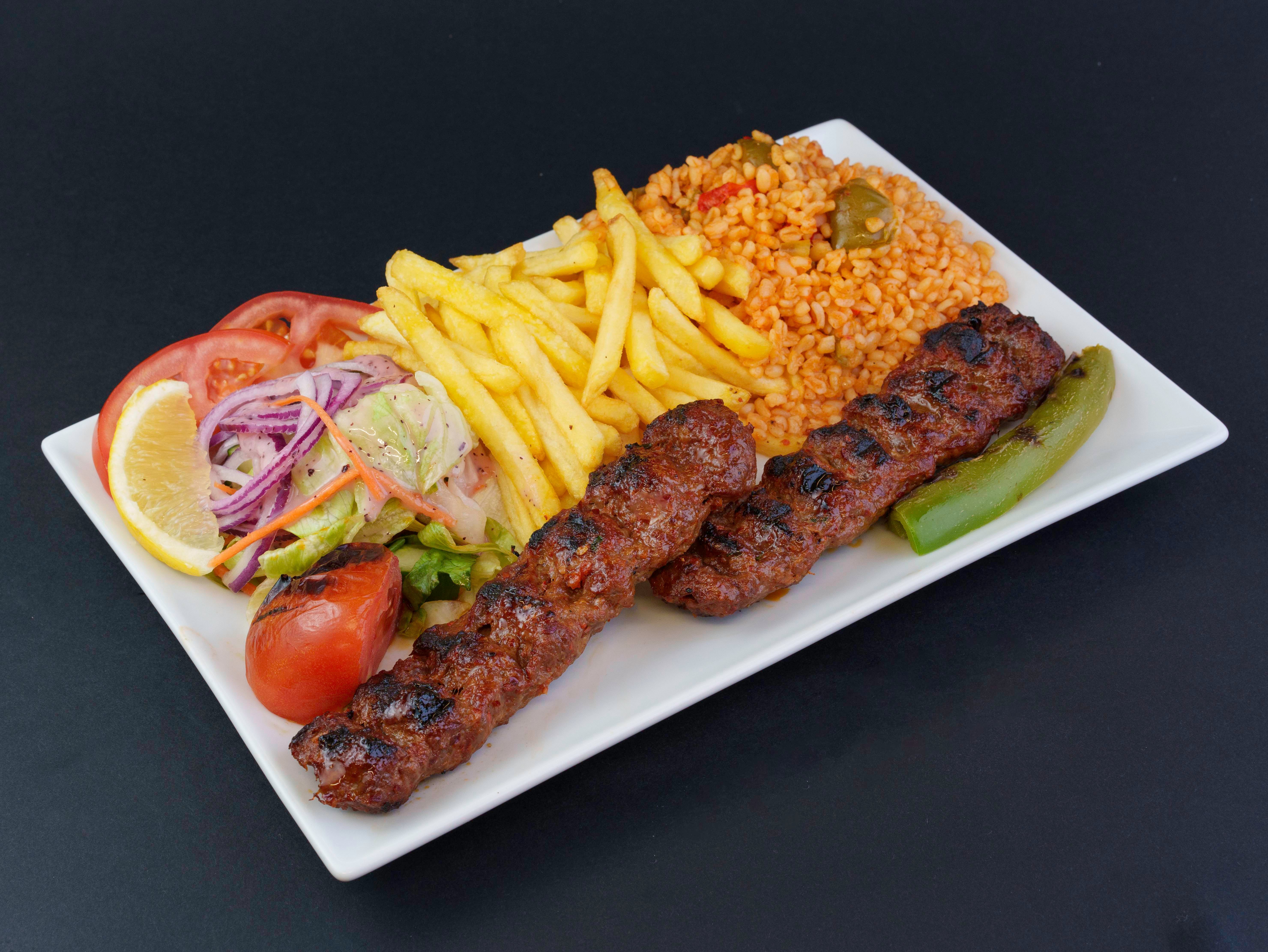 🔥🍛Assiette Adana brochettes