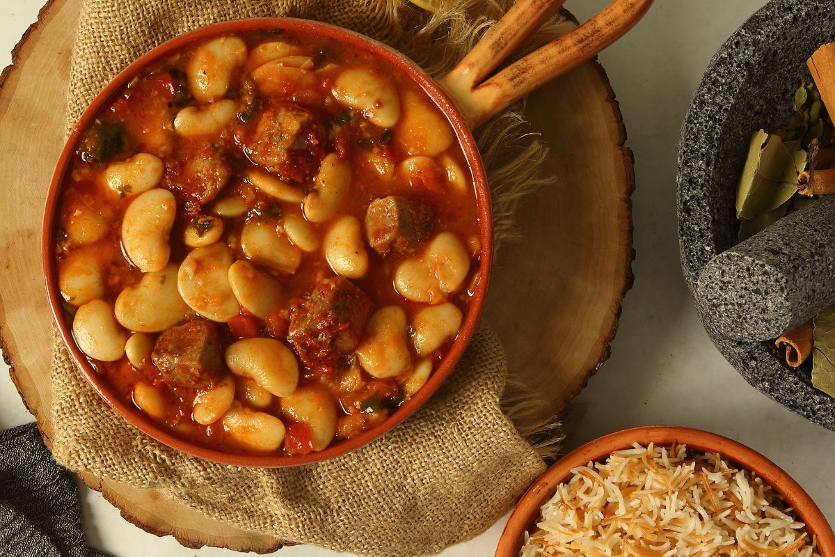 Lebanese Kidney beans stew