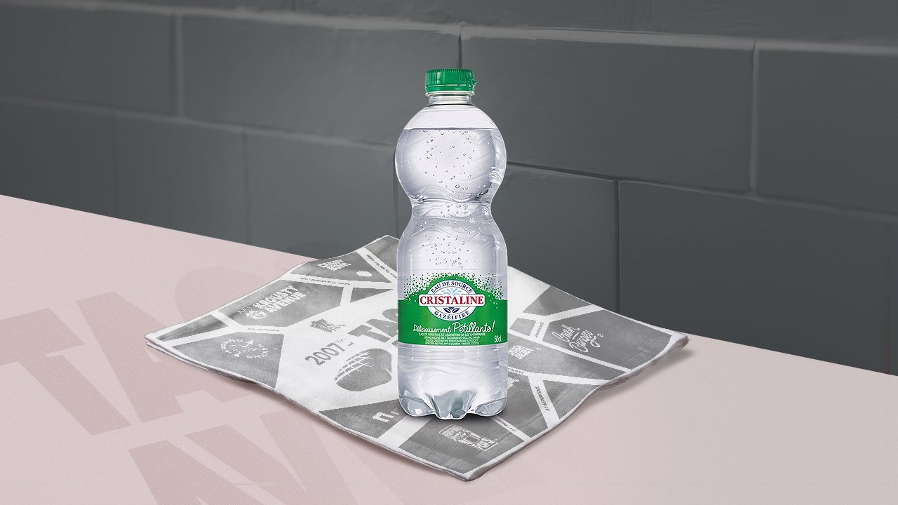 Eau gazeuse 50cl Cristaline