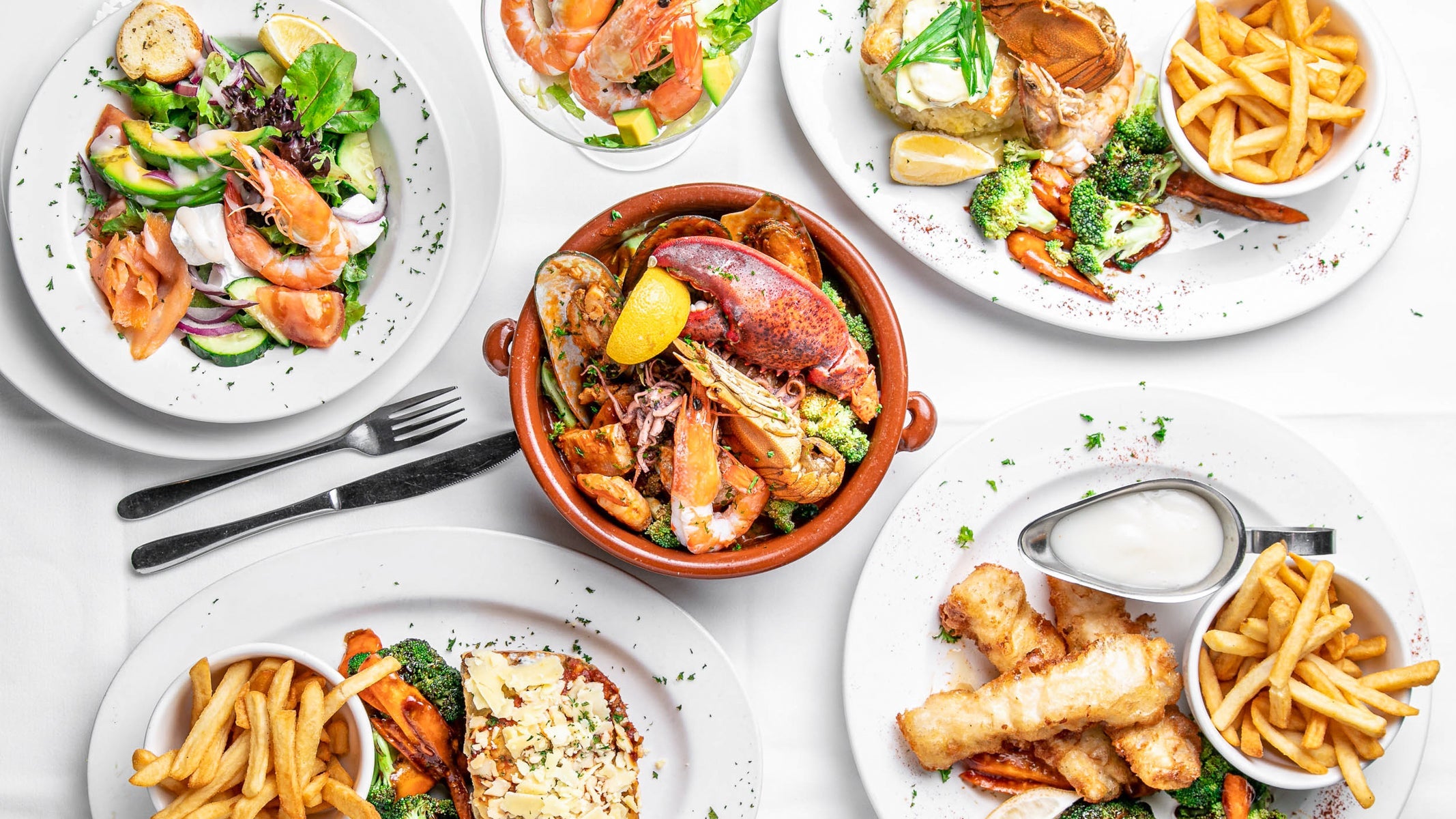 Galaxy Seafood and Mediterranean Restaurant delivery from Southport