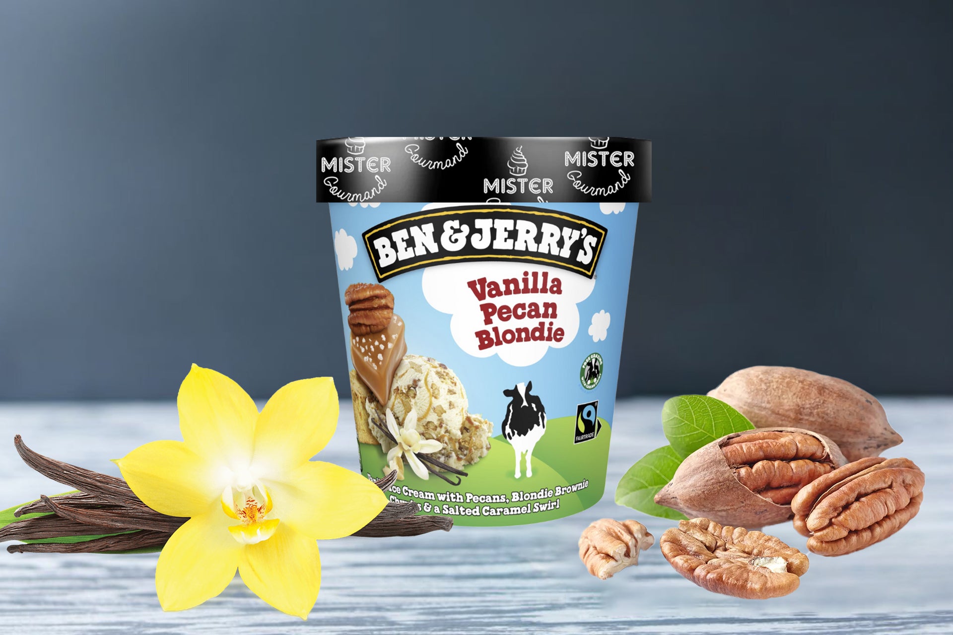 Ben & jerry's Vanilla pecan 465 mL