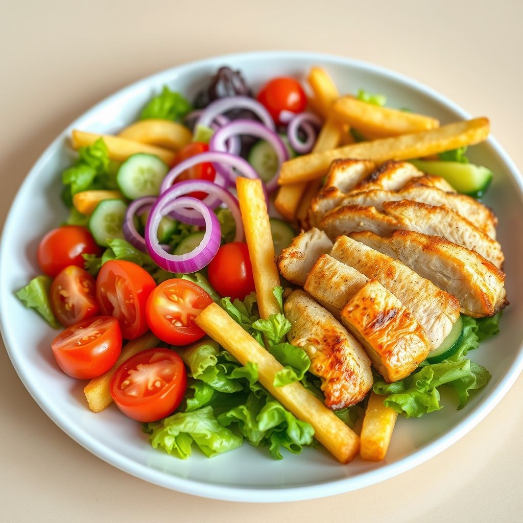 Assiette chicken escalope