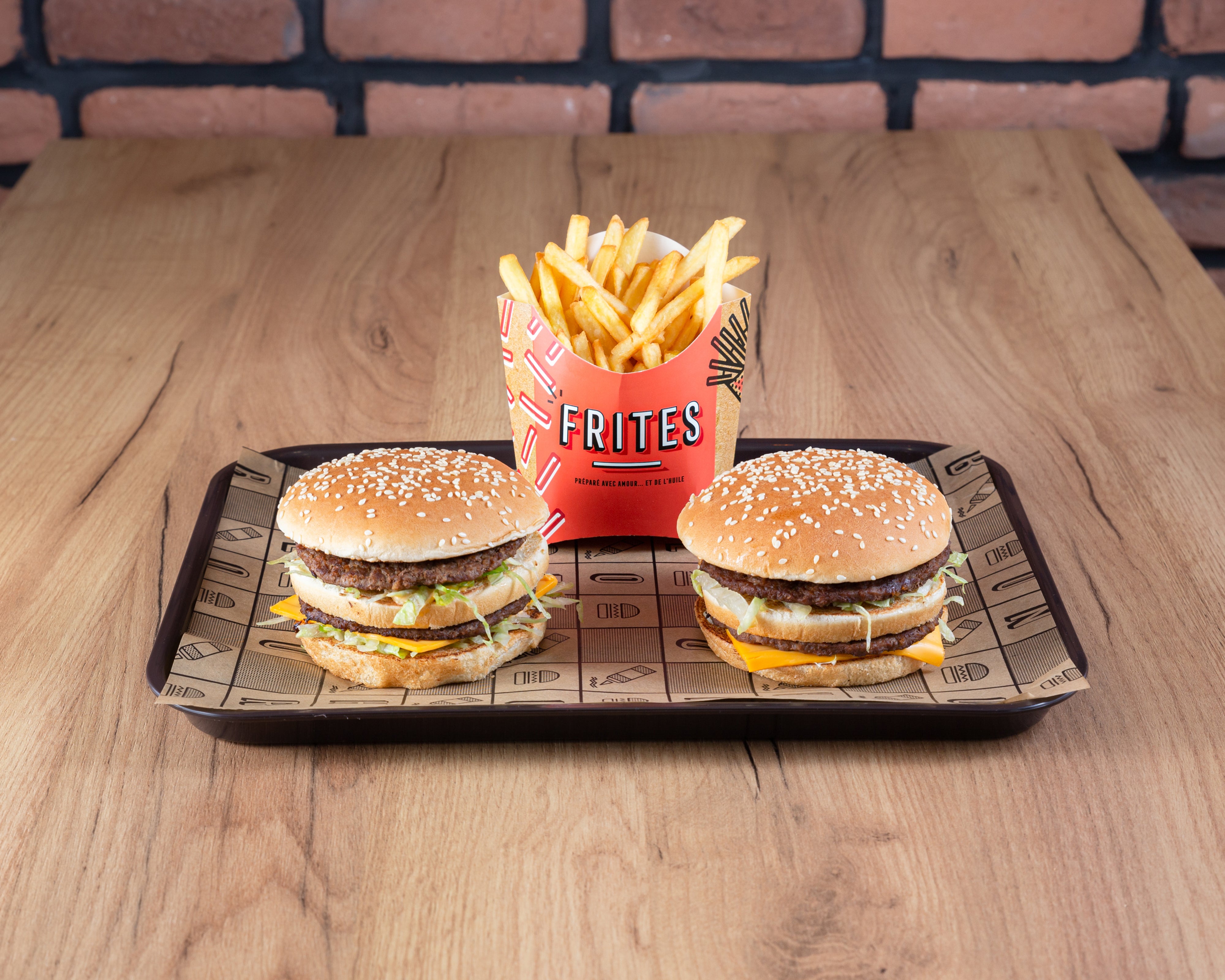 Menu B-5 burger