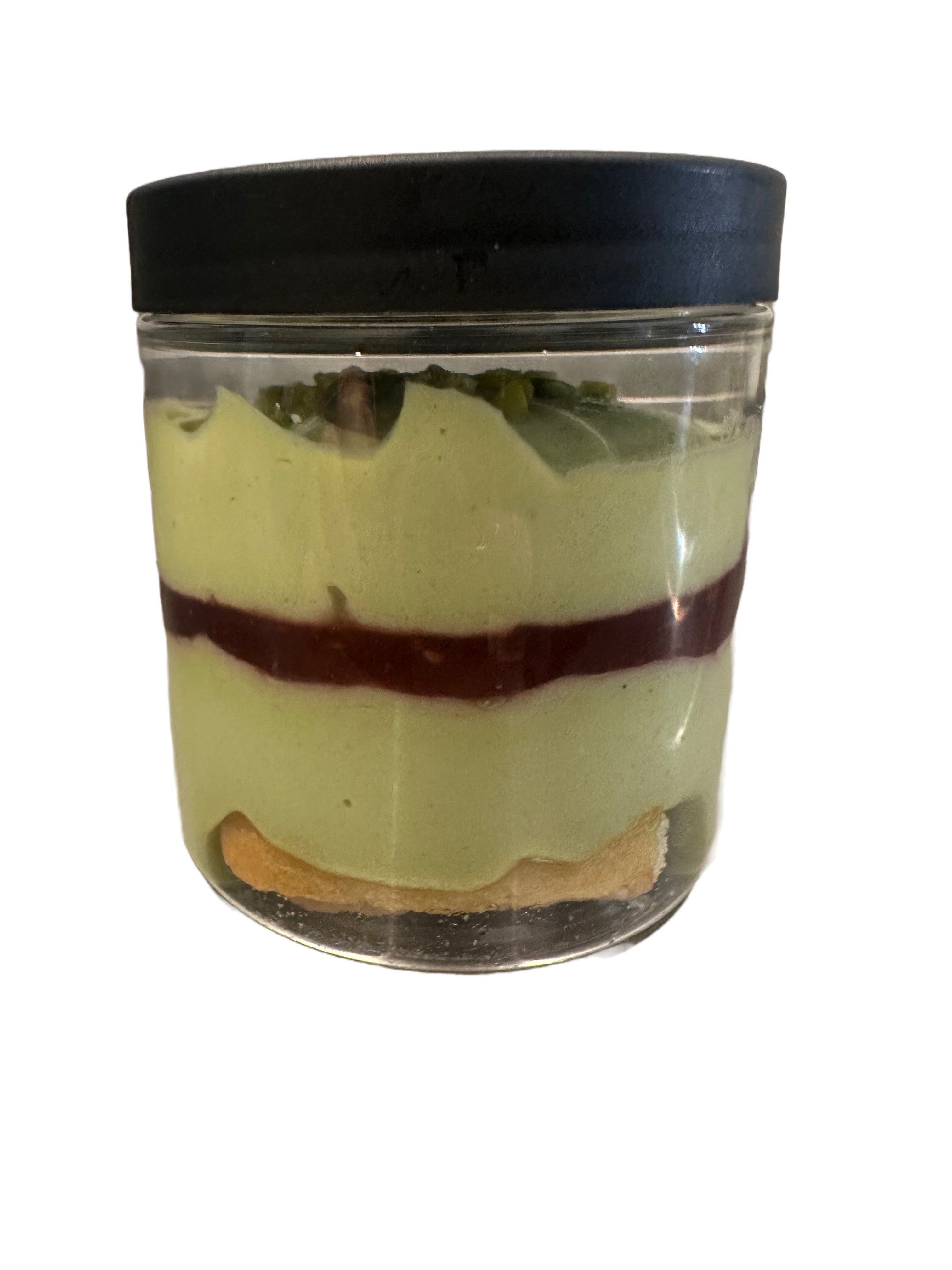 Tiramisu fait maison pistache framboise