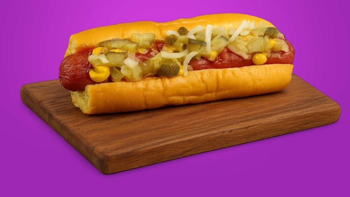 Pickles & Onion Hot Dog