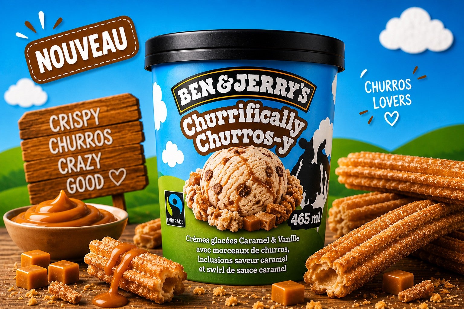 🔵 Churrifically Churros-y 🤎 - 465ml🍦
