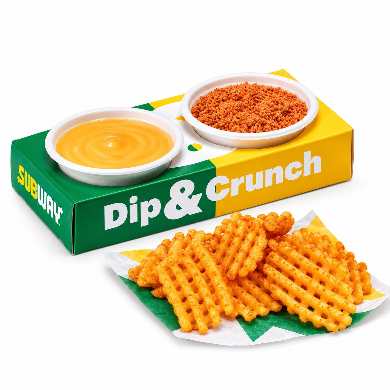 Dip&Crunch Cheddar + 150g Gau'fries