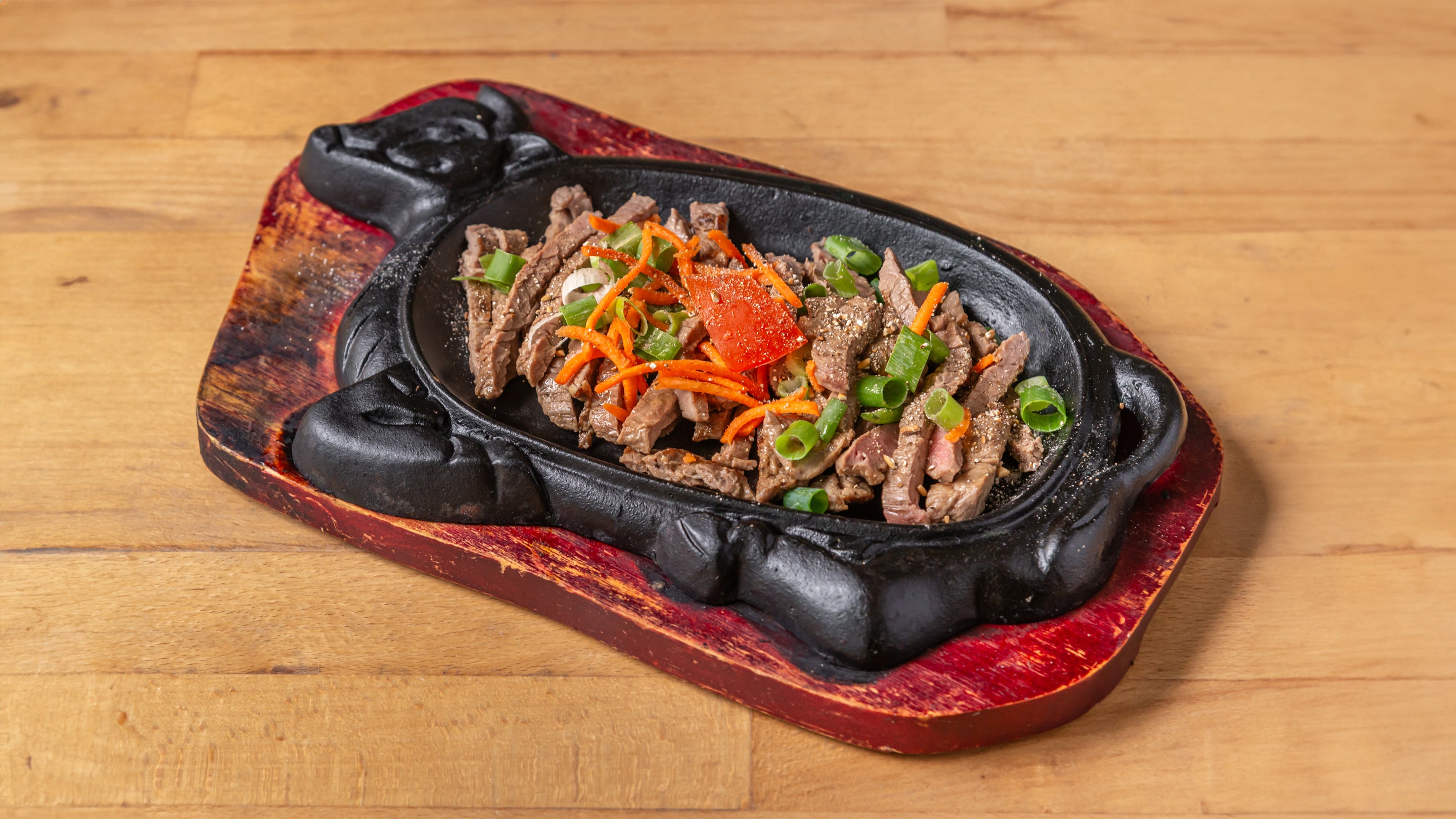 🔥 🍖P14 Le tigre qui pleure  (bœuf marinade )sur plaque chauffante