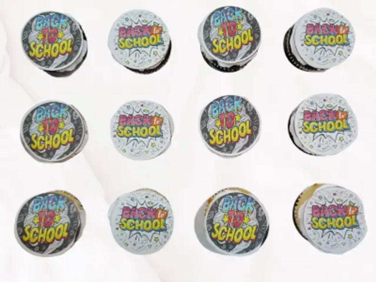 Back to school cupcakes