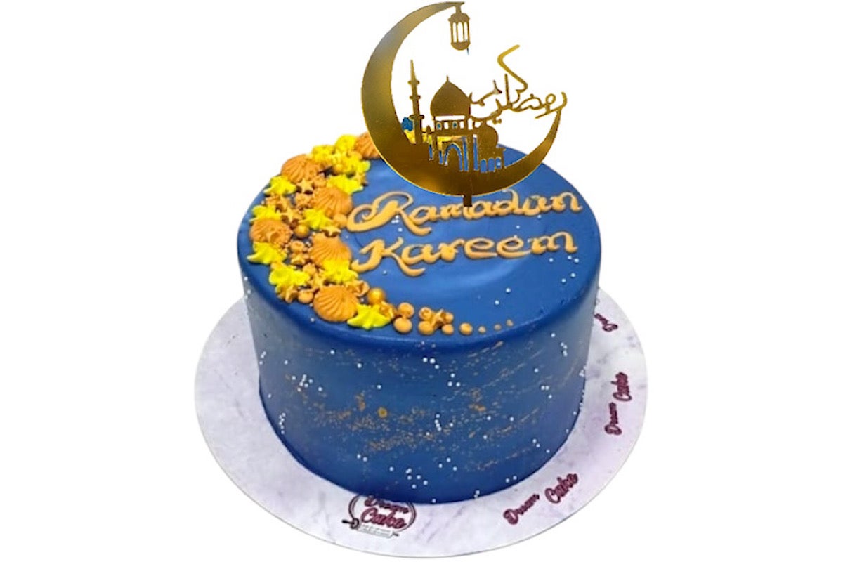 Ramadan blue cake