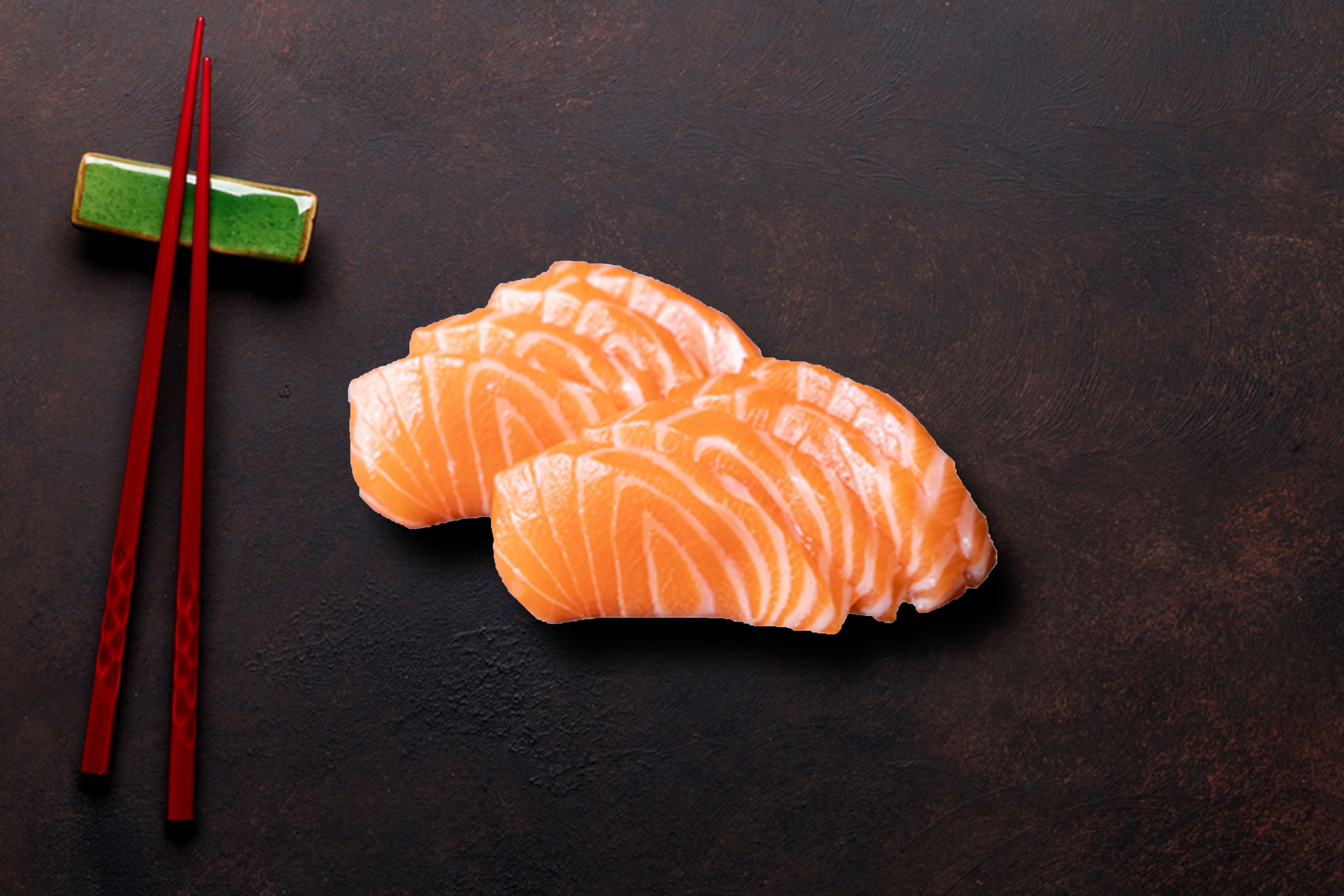 Sashimi saumon
