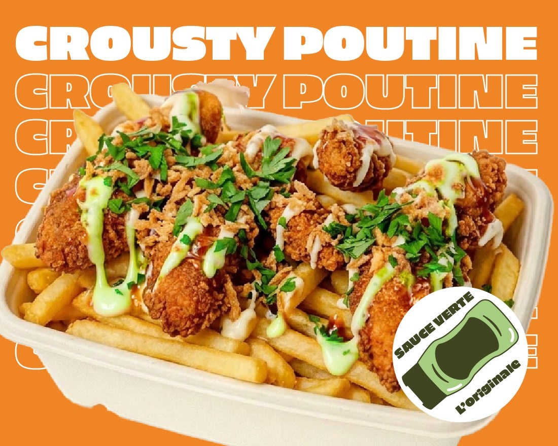 Crousty Poutine Sauce PB Verte