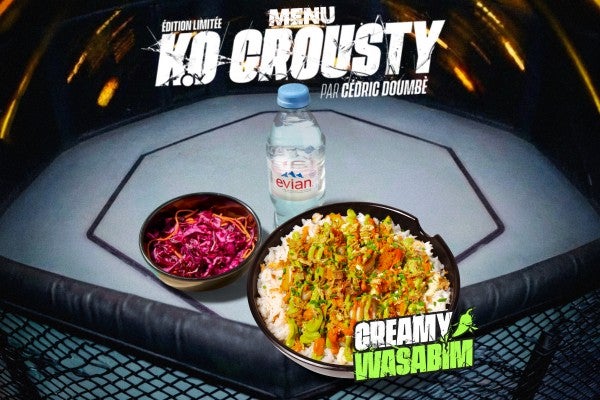 MENU K. O CROUSTY CREAMY WASABIM 🌶️