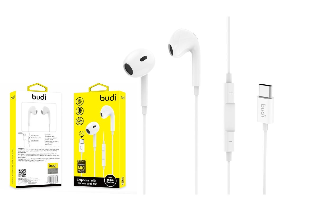 BUdi Earpods with C type connector