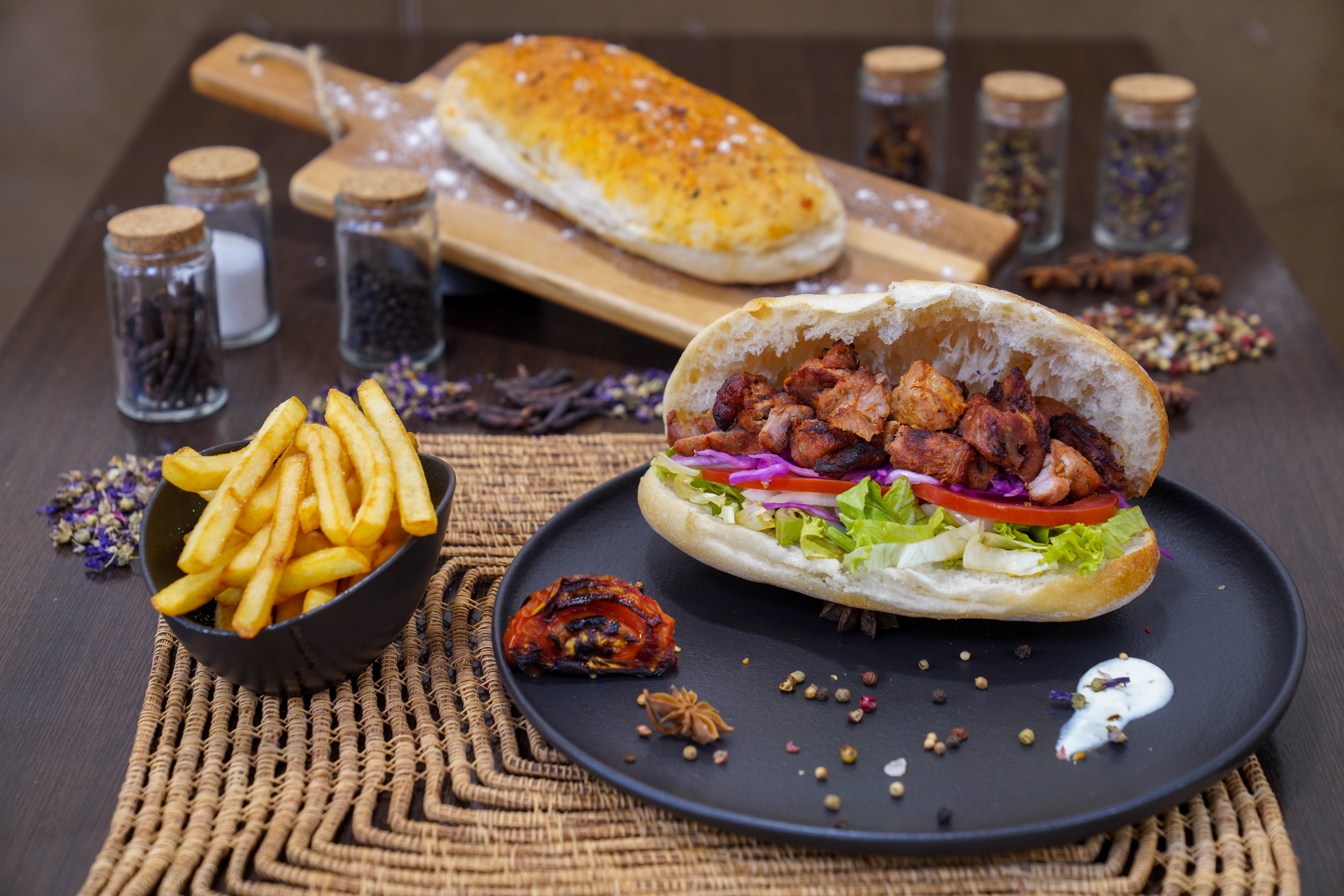 Menu Sandwich Poulet Mariné
