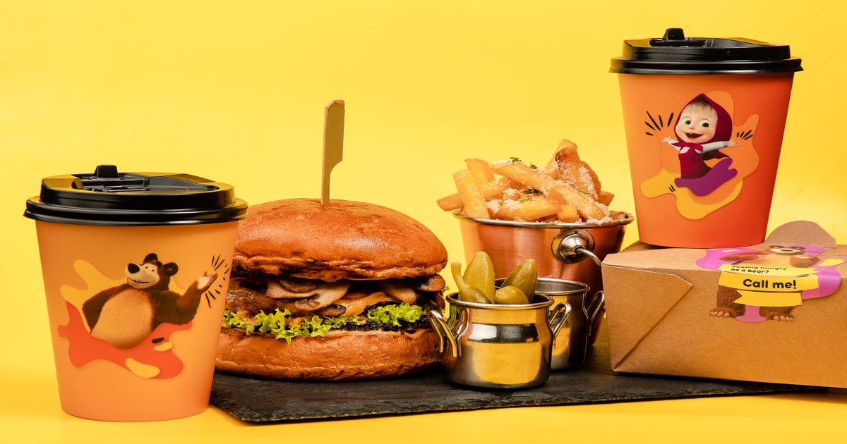 Masha and The Bear Restaurant J.B.R. delivery from J.B.R. Order