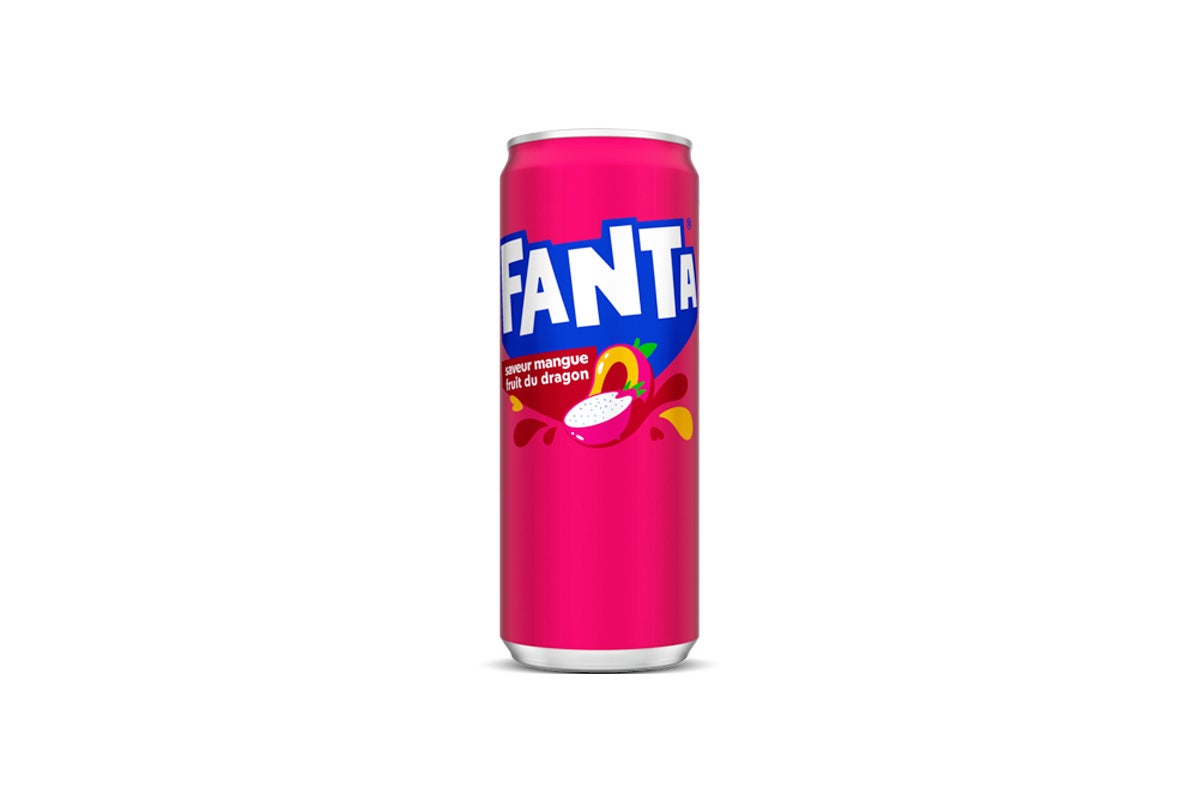 Fanta mangue fruit du dragon 33cl