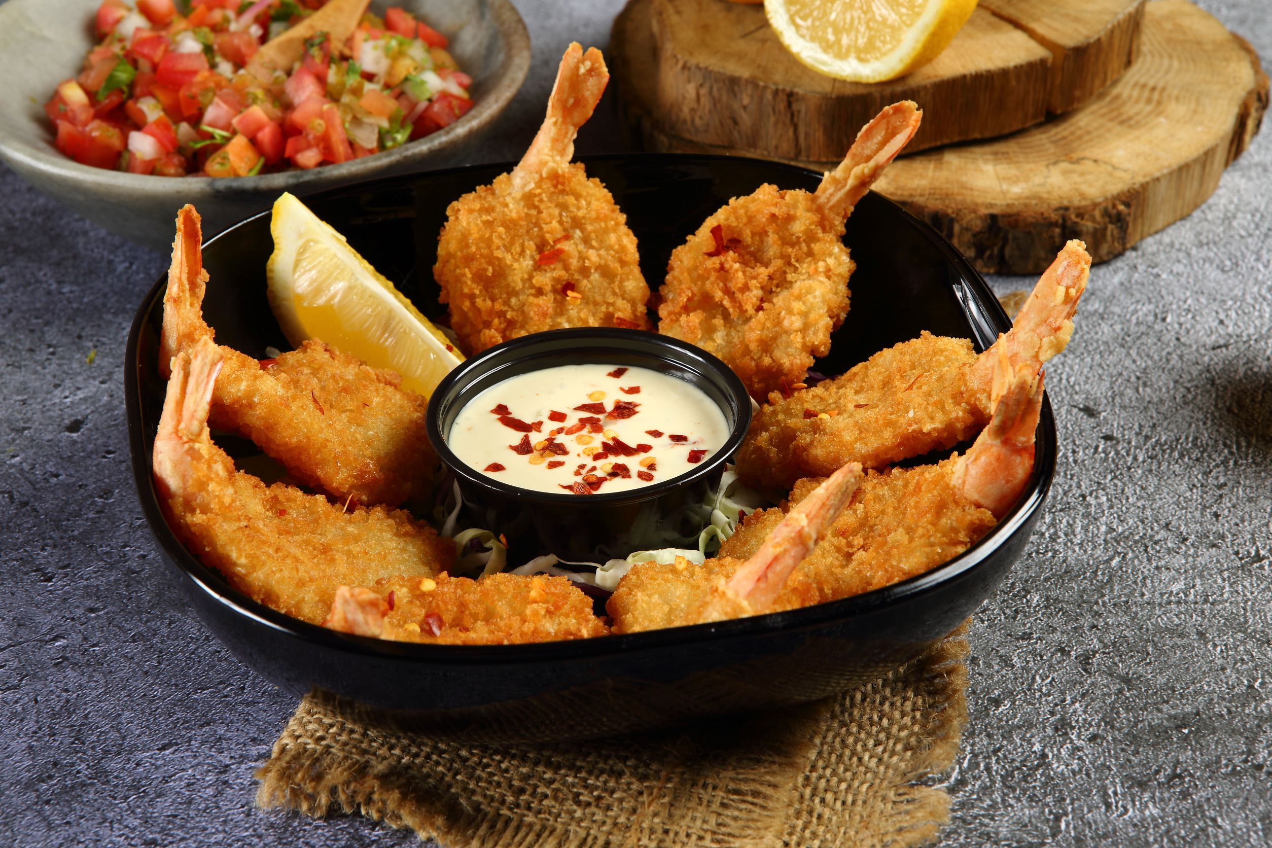 Fried Shrimps Appetizer
