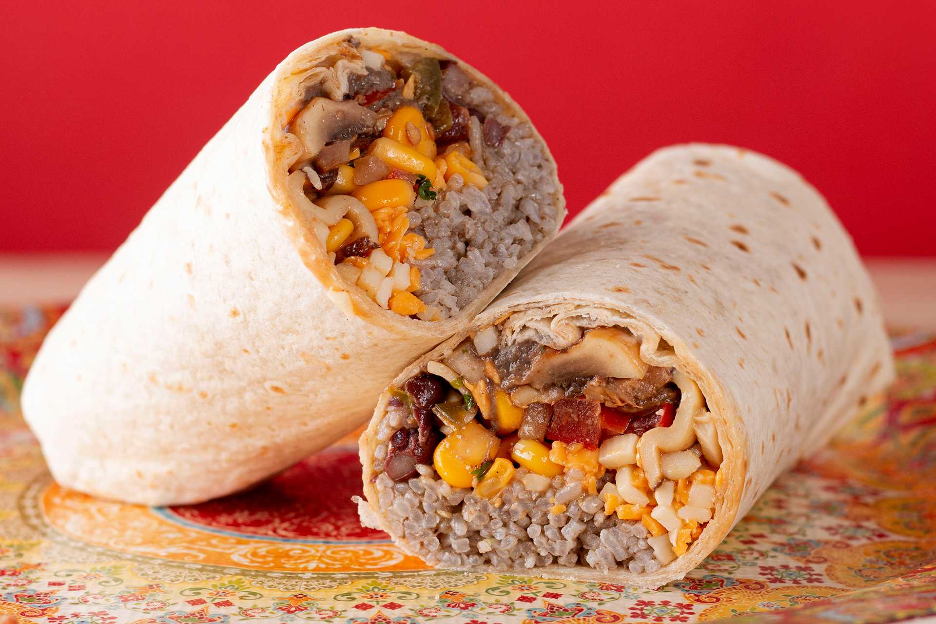 Truffle Mushroom Burrito
