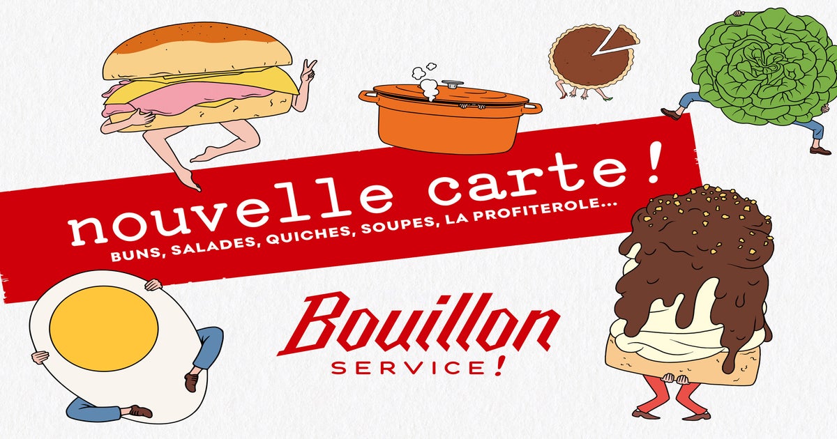 BOUILLON SERVICE ! République delivery from Paris 3ème Temple Order with Deliveroo