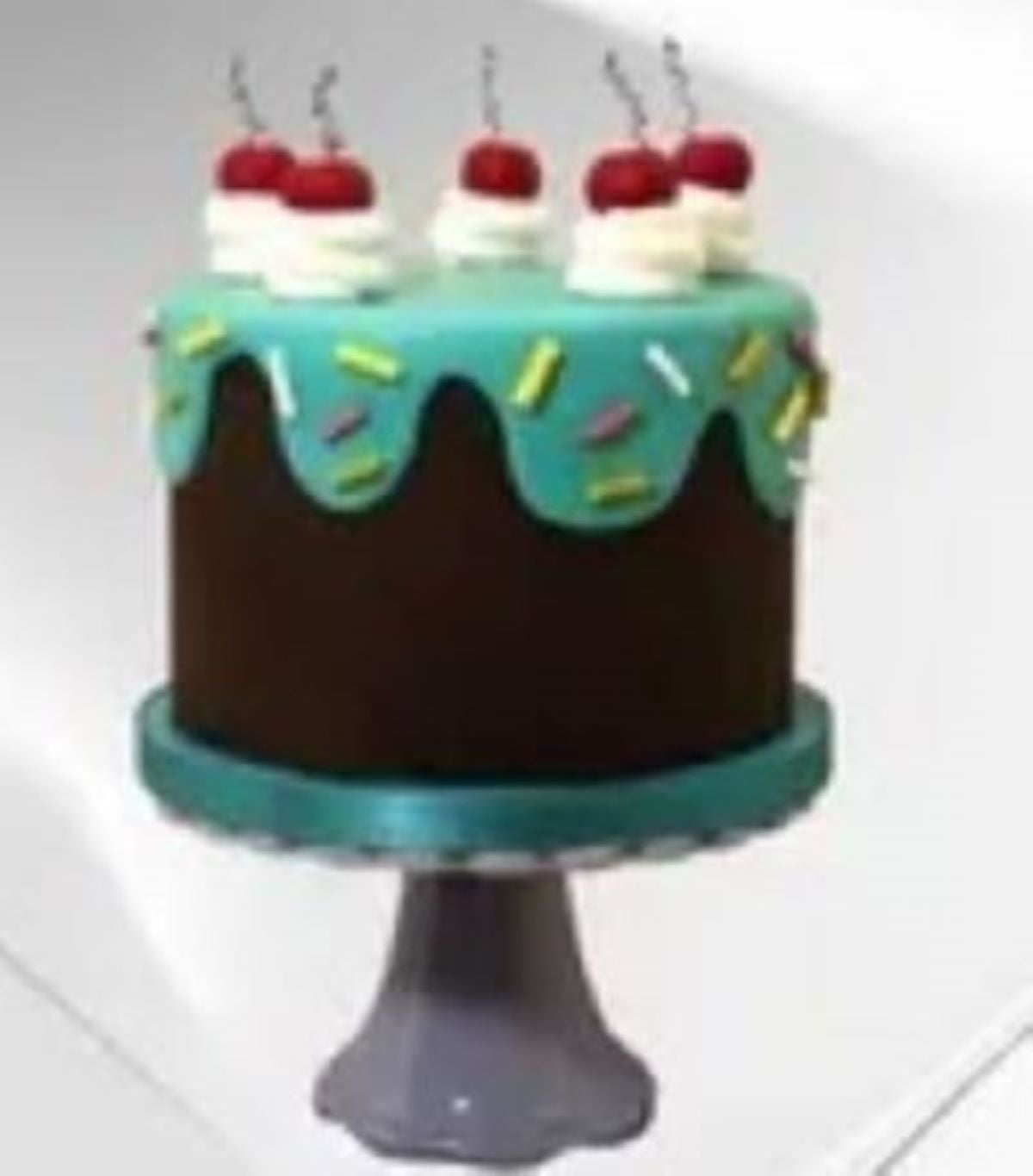 Black Comic Cake