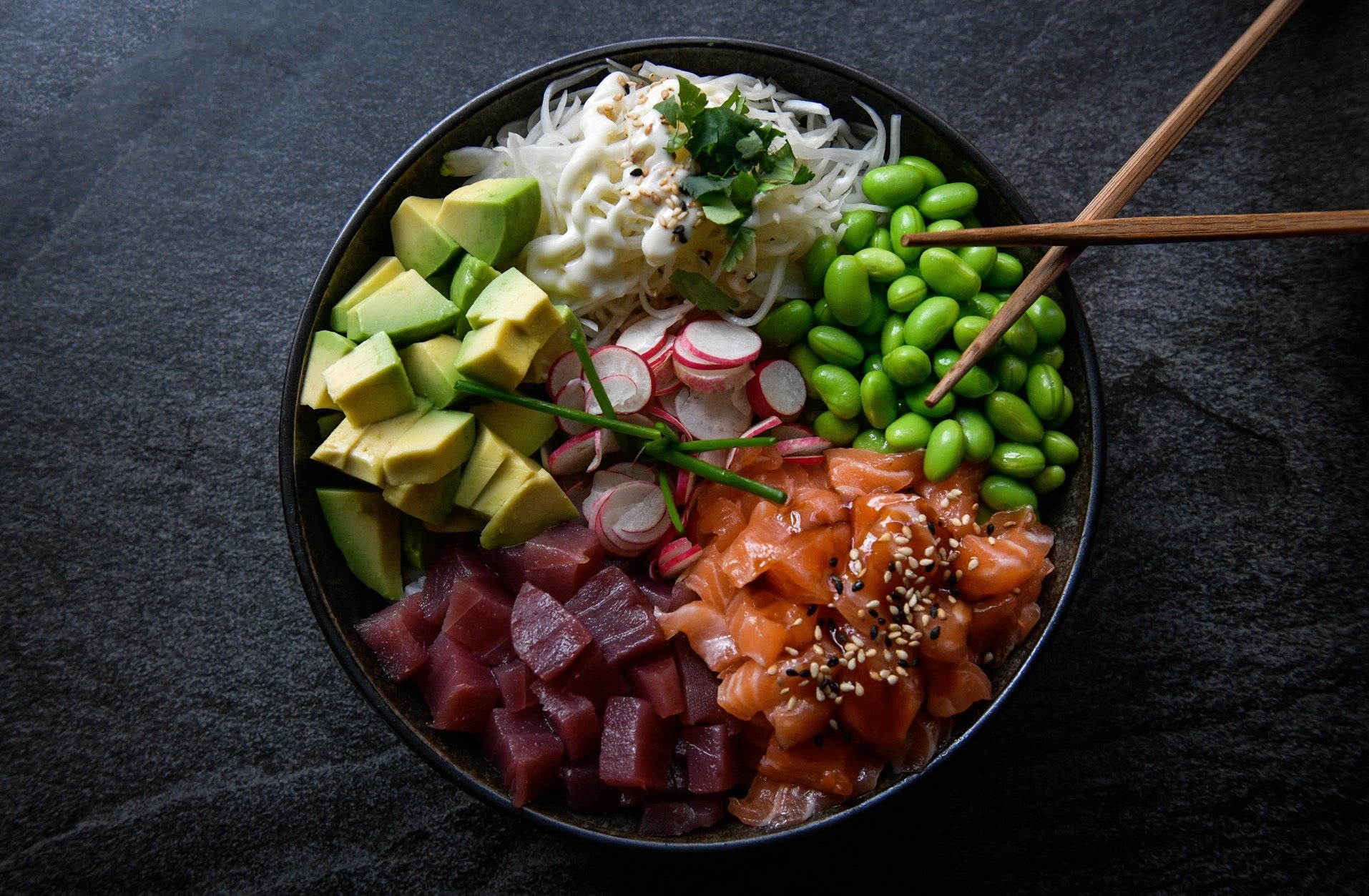 Poke Duo 🥢🐟🥑🥗🍚