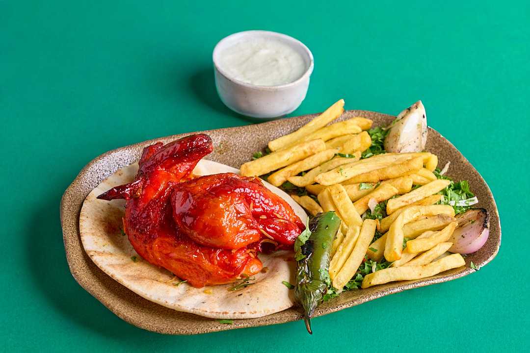 Half Grilled Chicken Without Rice