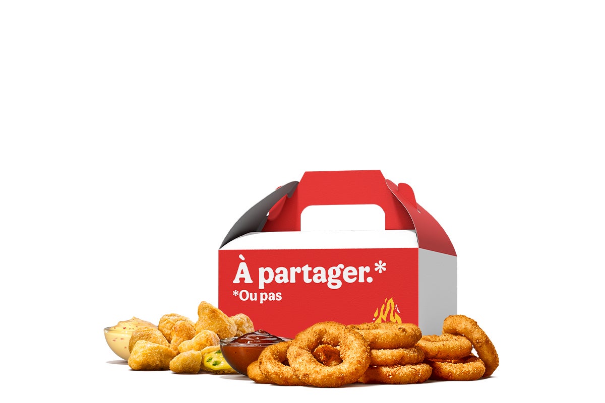 KINGBOX 10 Onion Rings + 10 Chili Cheese Nuggets