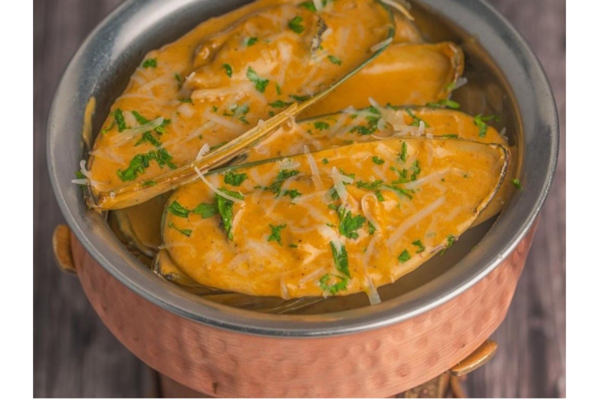 Creamy Mussels Parmesan Cheese