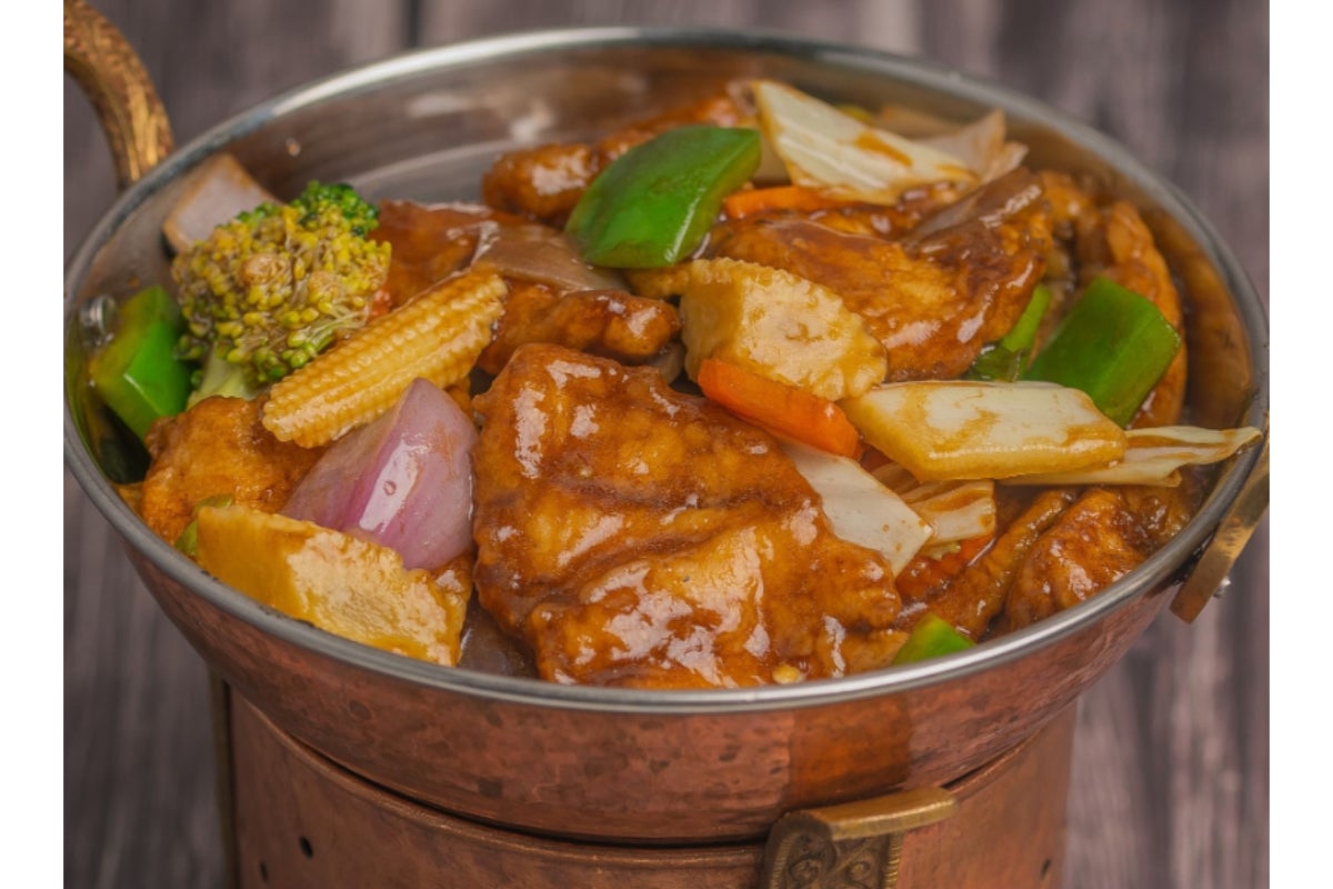 Hamour With Vegetables