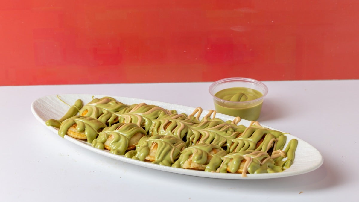 Mini Pancake Pistachio