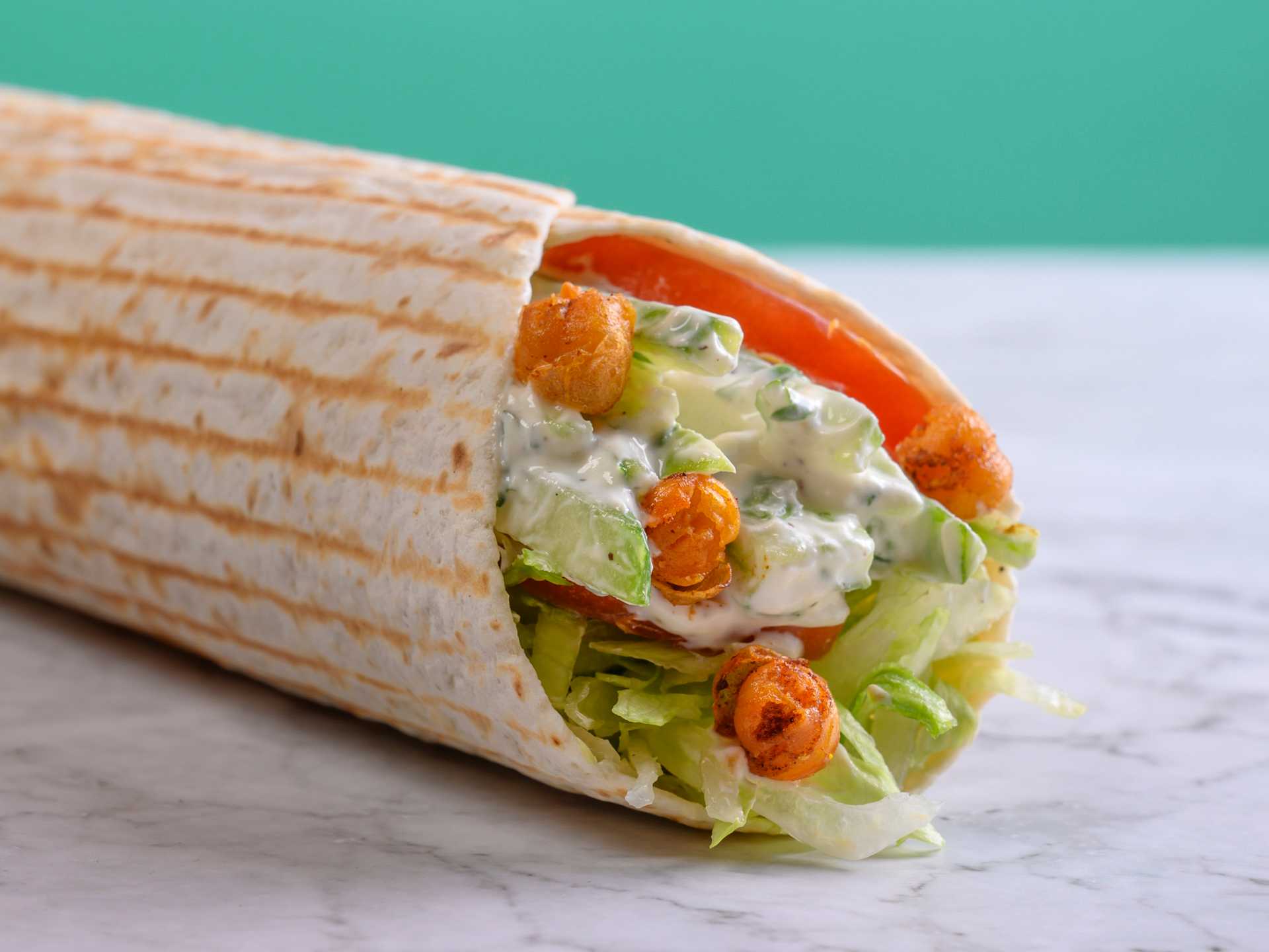 Roasted Chickpeas Wrap