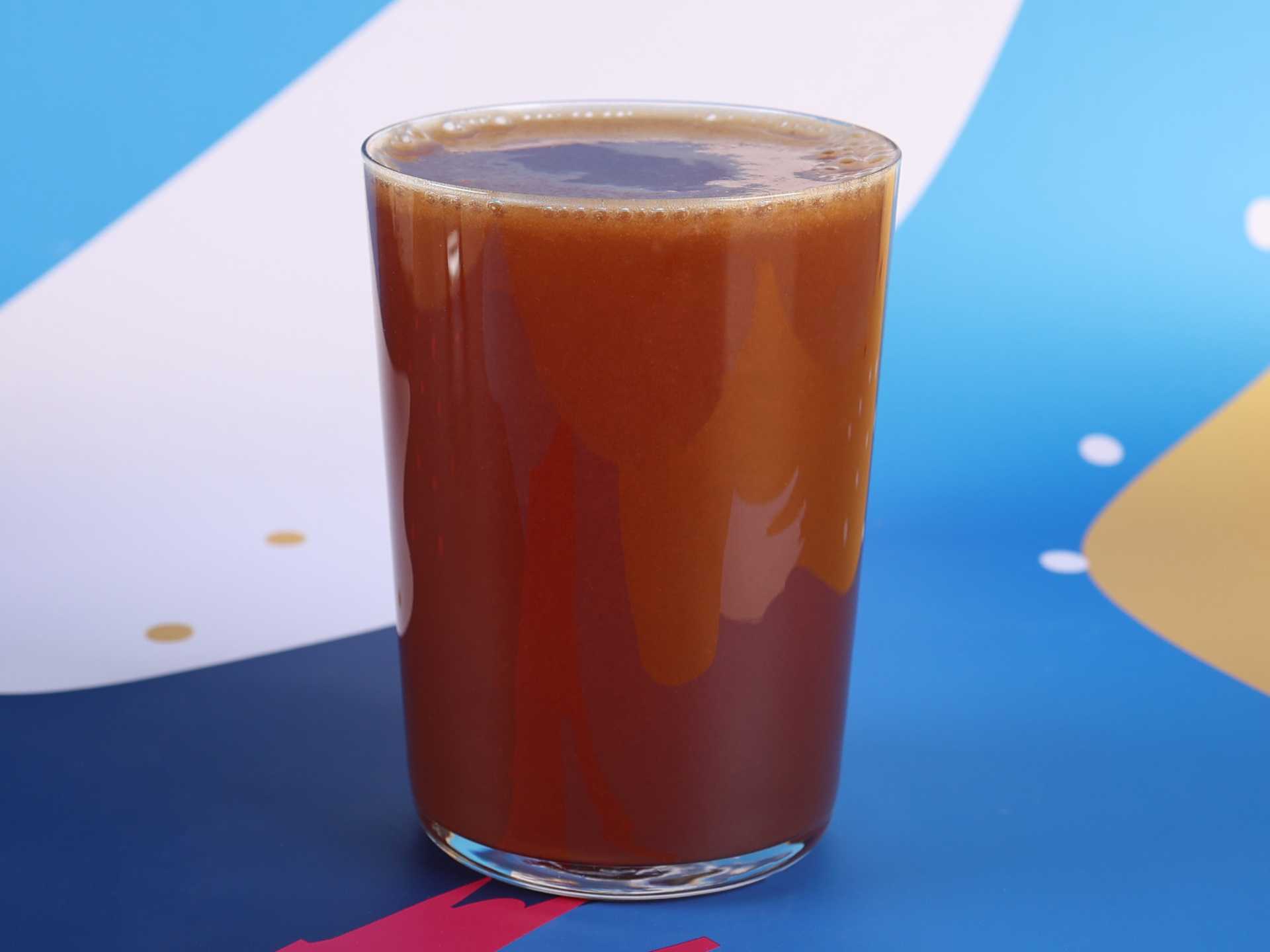 Fresh Red Apple Juice