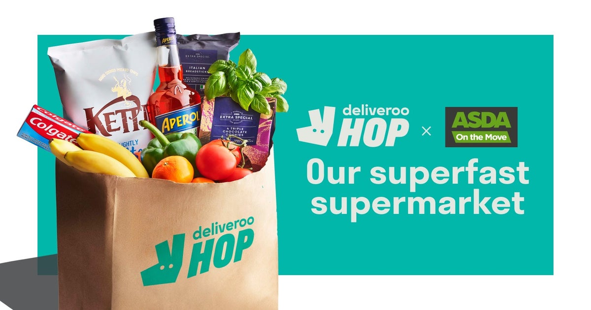 ASDA On the Move by Deliveroo HOP delivery from Hop Hybrid Euro Garages 1 Order with Deliveroo