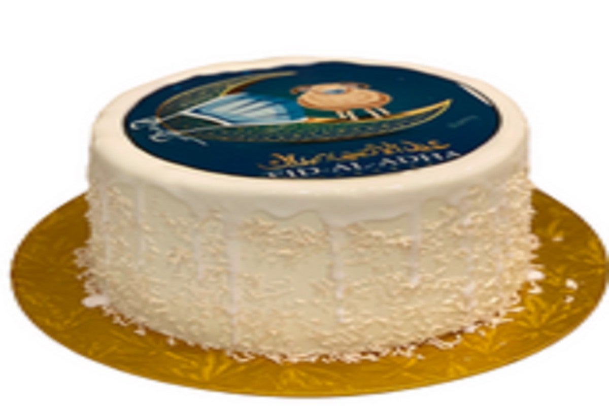 Sheep Print Cake