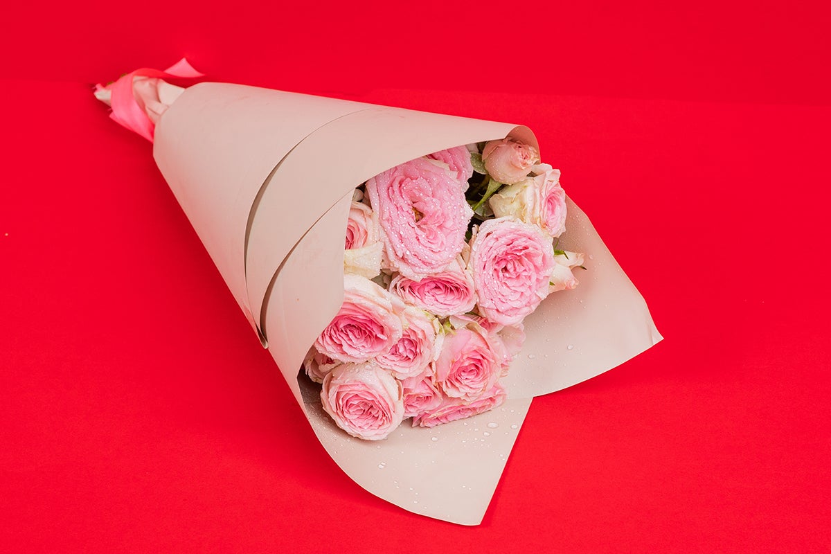 Pink flower boutique small