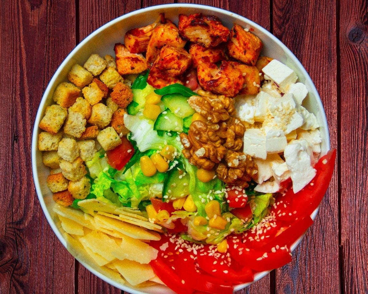 BOWL CAESAR POULET